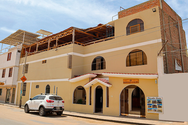 Lugar de embarque en Huacachina